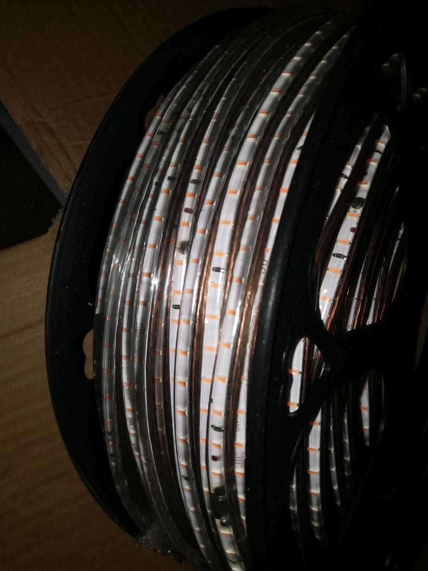 Smd Rope Light - 100 Mtr Role, 120 Led Double Line, 10mm Heavy Pcb | Full Brightness, Indoor & Outdoor Application, Available In Warm White, White, Blue