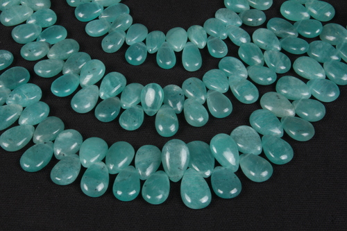 Amazonite सादा नाशपाती मोती
