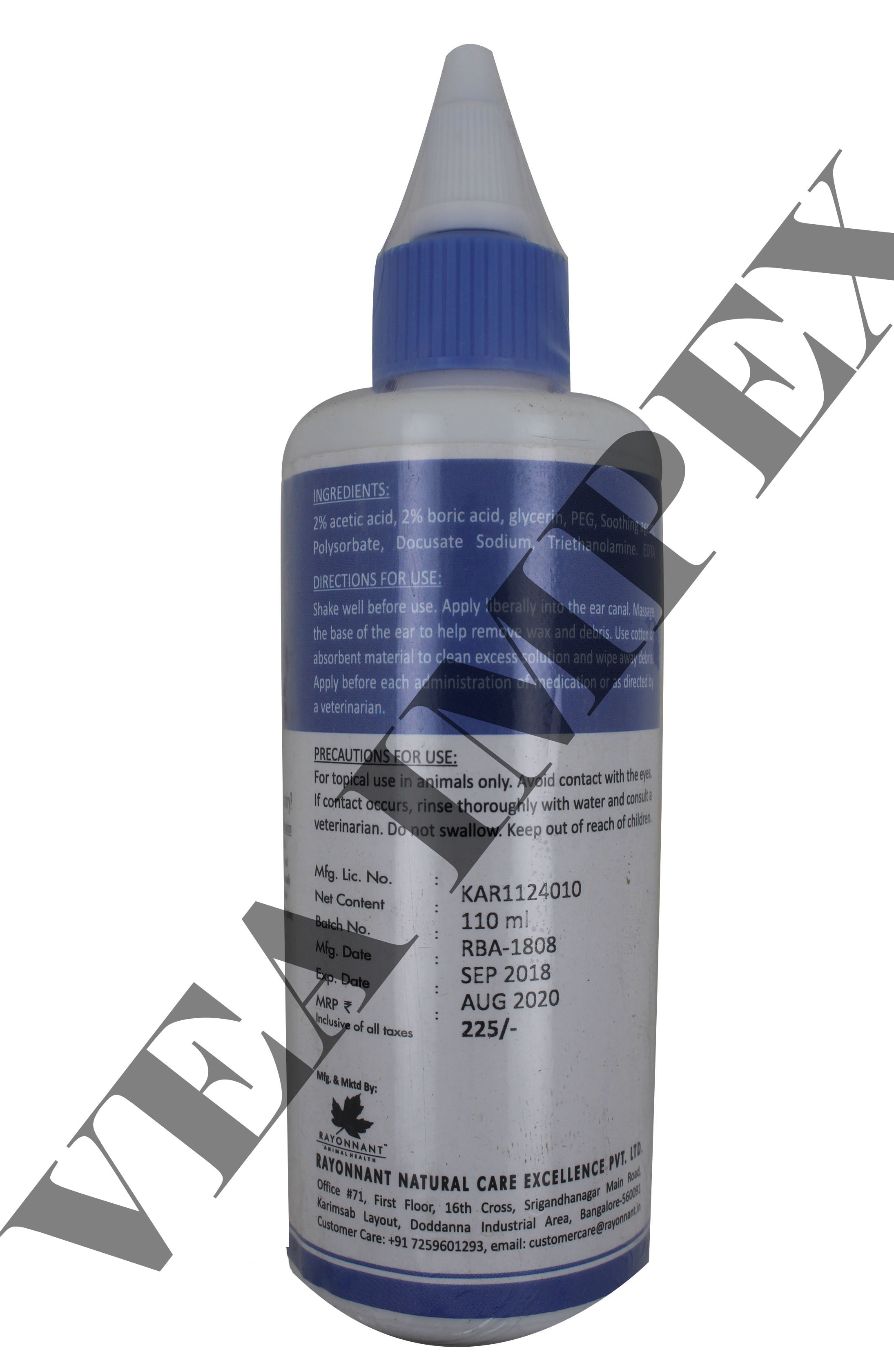 Boro Acetic Flush & Cleanser-general Ingredients: Chemicals