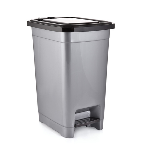  प्लास्टिक स्लिम पेडल डस्ट बिन 40LTR