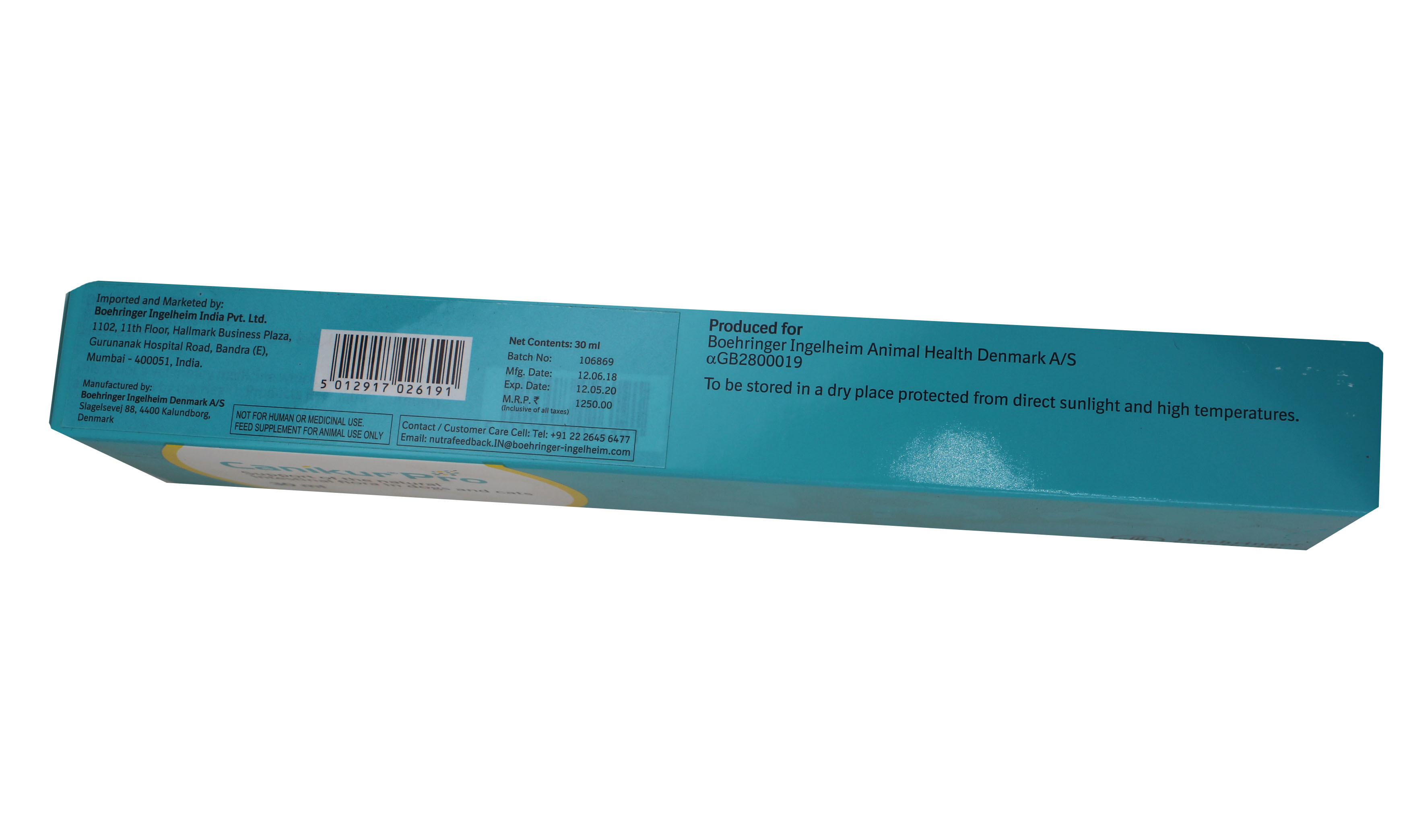 Canikur Pro 30ml For Dogs And Cats Ingredients: Chemicals