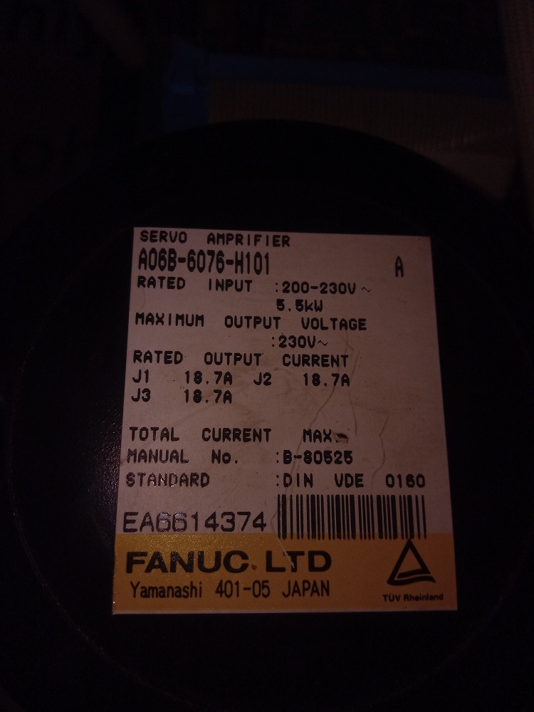 Fanuc Servo Drive A06b-6076-h101