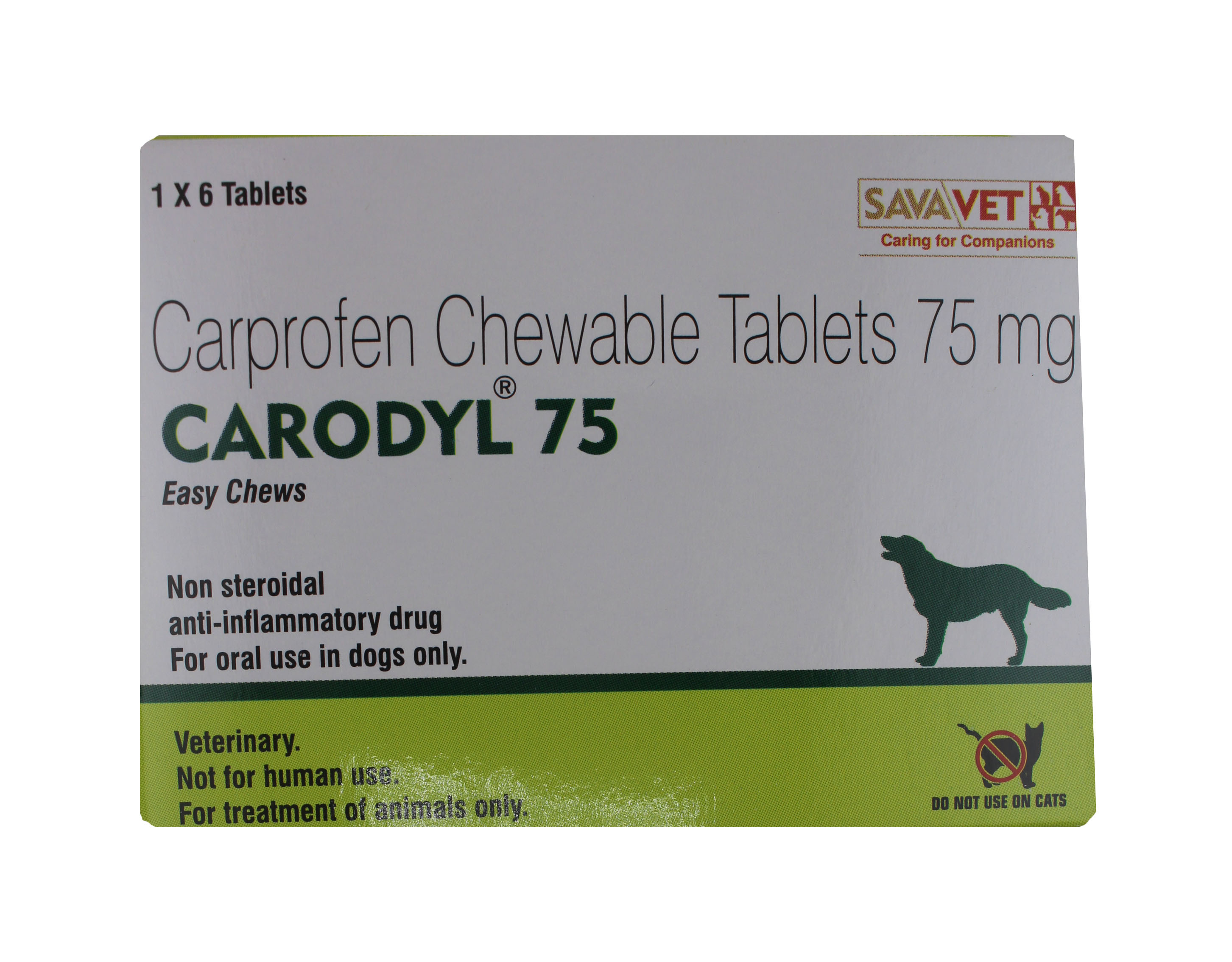 75mg Carodyl Chewable Tablets General Medicines