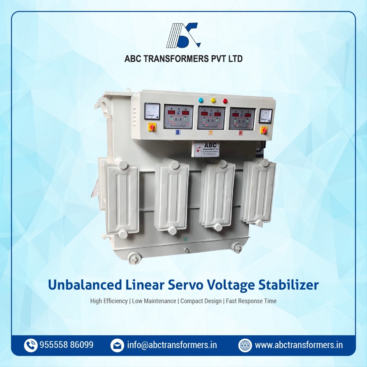 Linear Servo Voltage Stabilizer Ambient Temperature: 50 Celsius (Oc)