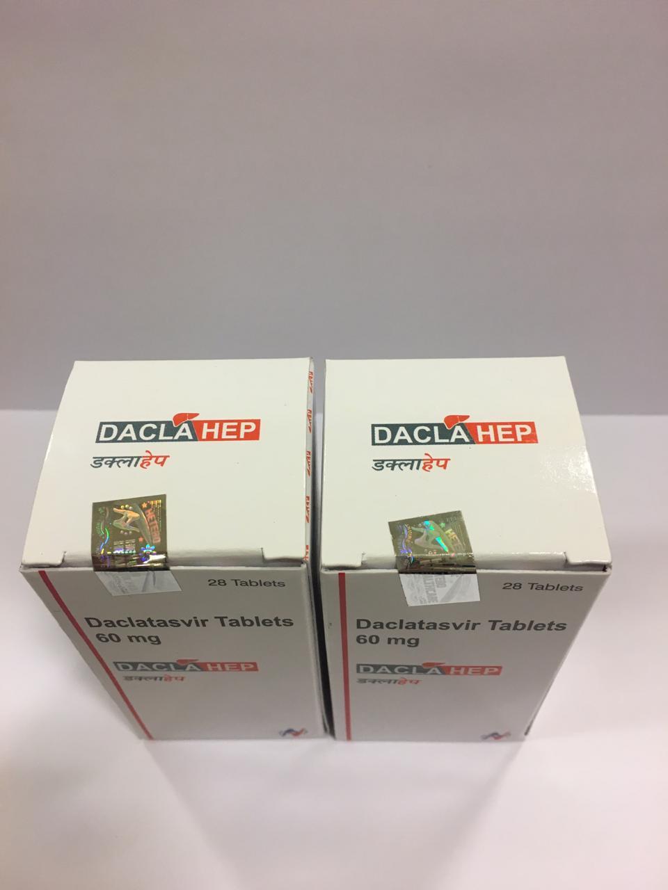 Daclahep Tablets - 28 Count, Daclatasvir Dihydrochloride Anti-viral Formula For Prescription Use