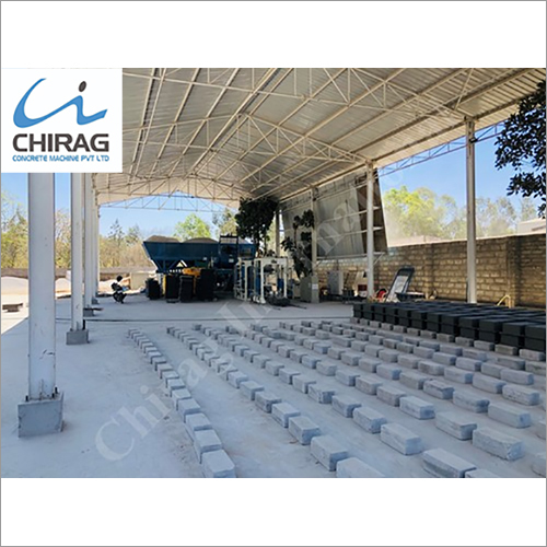 Chirag Multi-raw Material Bricks Making Machine - Hydraulic Pressure, Blue Color | Automatic Plc Control, Advanced Signal Analysis, Easy Trouble Diagnosis, 1-year Warranty