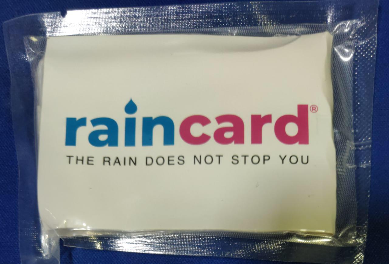Rain Coat - Other Material, Credit Card Size | Compact Wallet-friendly Design, Ideal For Motorists In Rain And Wind