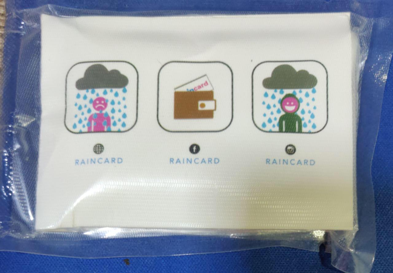 Rain Coat - Other Material, Credit Card Size | Compact Wallet-friendly Design, Ideal For Motorists In Rain And Wind