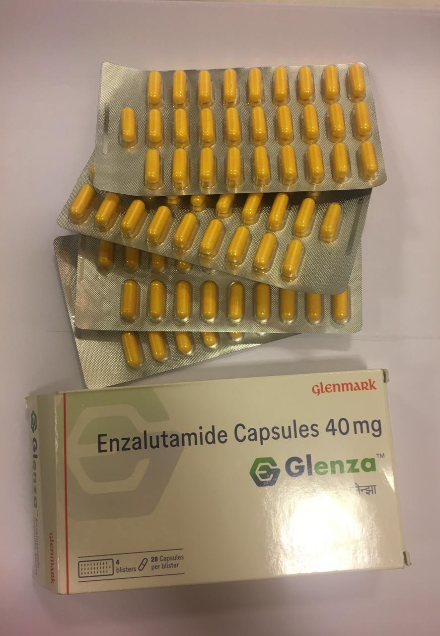 Glenza 40 Mg Capsules - Enzalutamide 40 Mg, Hard Gelatin Capsules For Metastatic Castration-resistant Prostate Cancer Treatment, Oral Use
