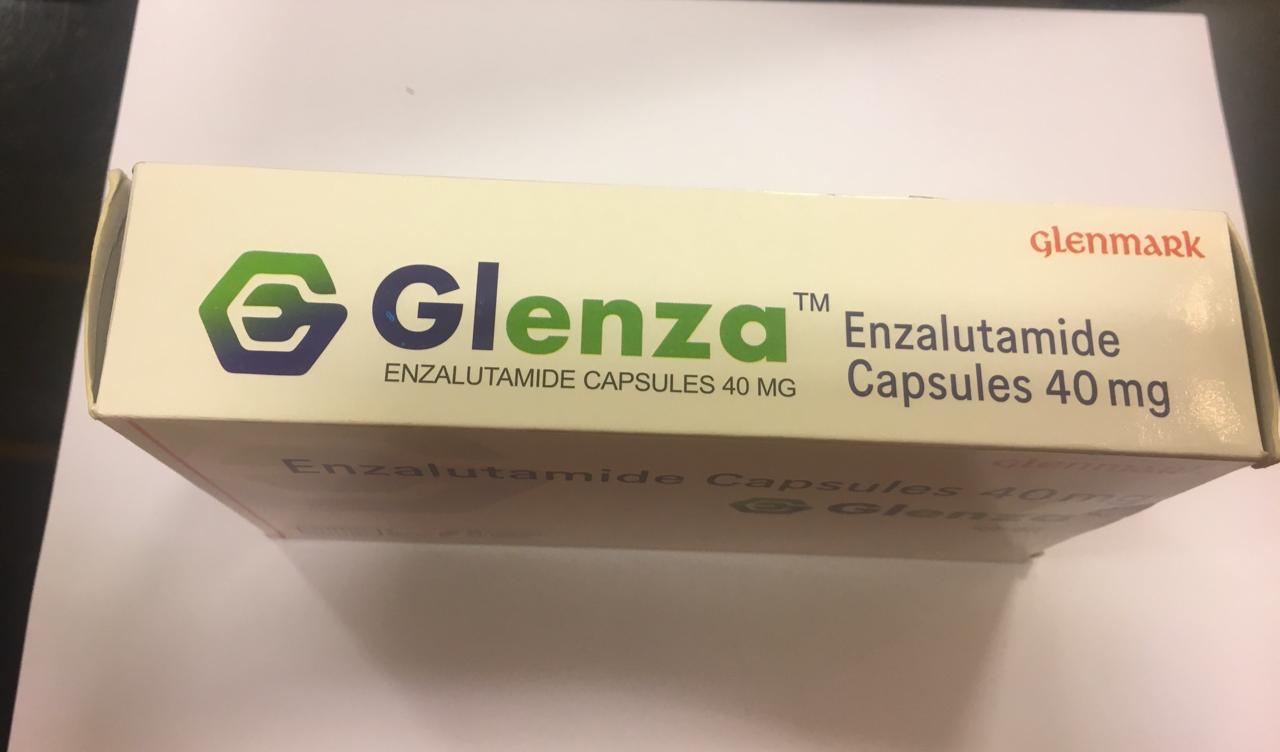 Glenza 40 Mg Capsules - Enzalutamide 40 Mg, Hard Gelatin Capsules For Metastatic Castration-resistant Prostate Cancer Treatment, Oral Use