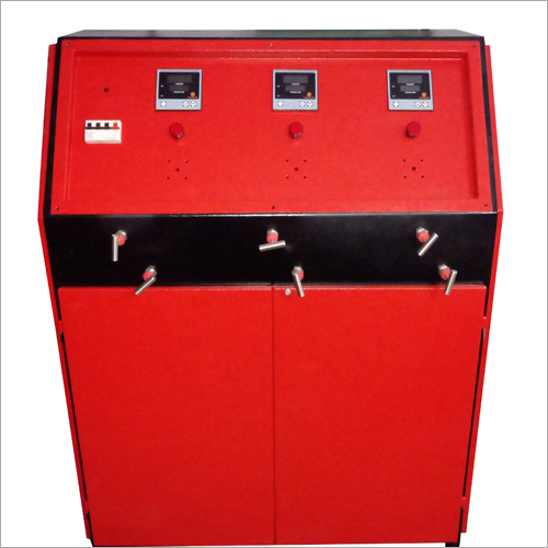 Three Station Digital Hydrostatic Pressure Testing Machine - Color: Red