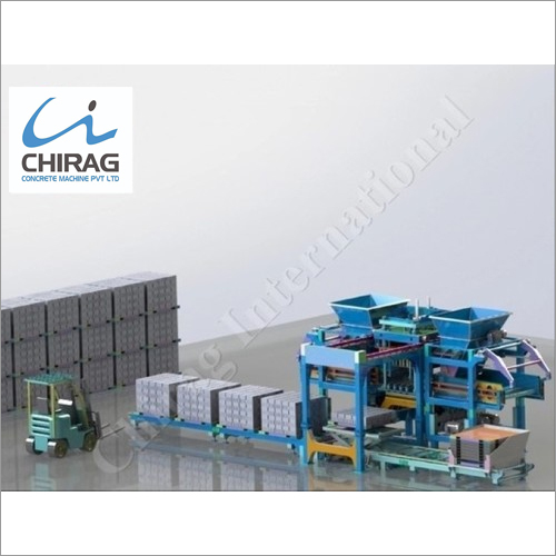 Blue Chirag Multi-raw Material Interlocking Brick Machine
