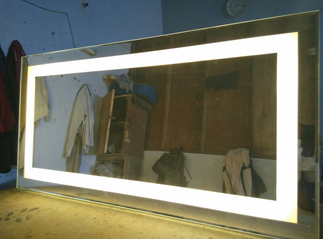 Led Mirror - Glass Material, Antique Imitation Style | Light Mirror For Wall & Drawing Room For A Beautiful Look