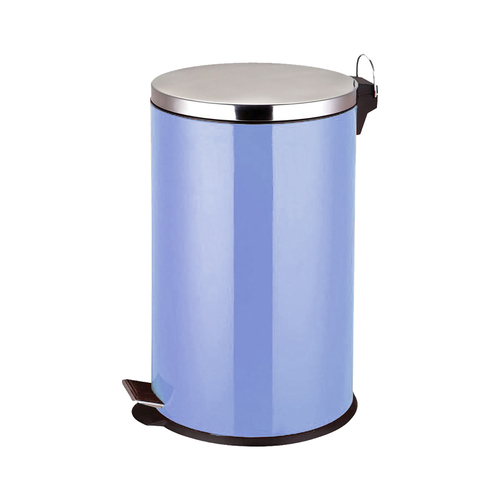 Pedal Bin - Stainless Steel, 14-28mm Size, Blue Color, 2-8mm Thickness, Durable Metal Design