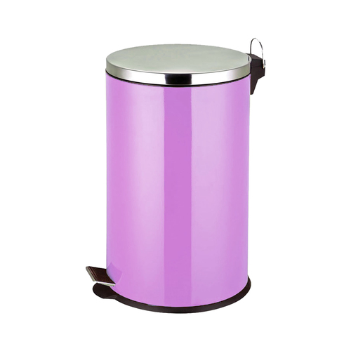 Pedal Bin Violet - Stainless Steel, 14-28 mm Size, 2-8 mm Thickness | Vibrant Violet Color, Durable Metal Design