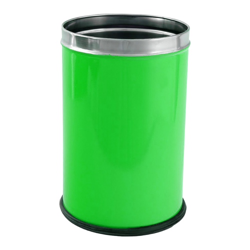 Solid Bin Green - Stainless Steel, 14-28 mm Size, Green Color, 2-8 mm Thickness | Durable Metal Design