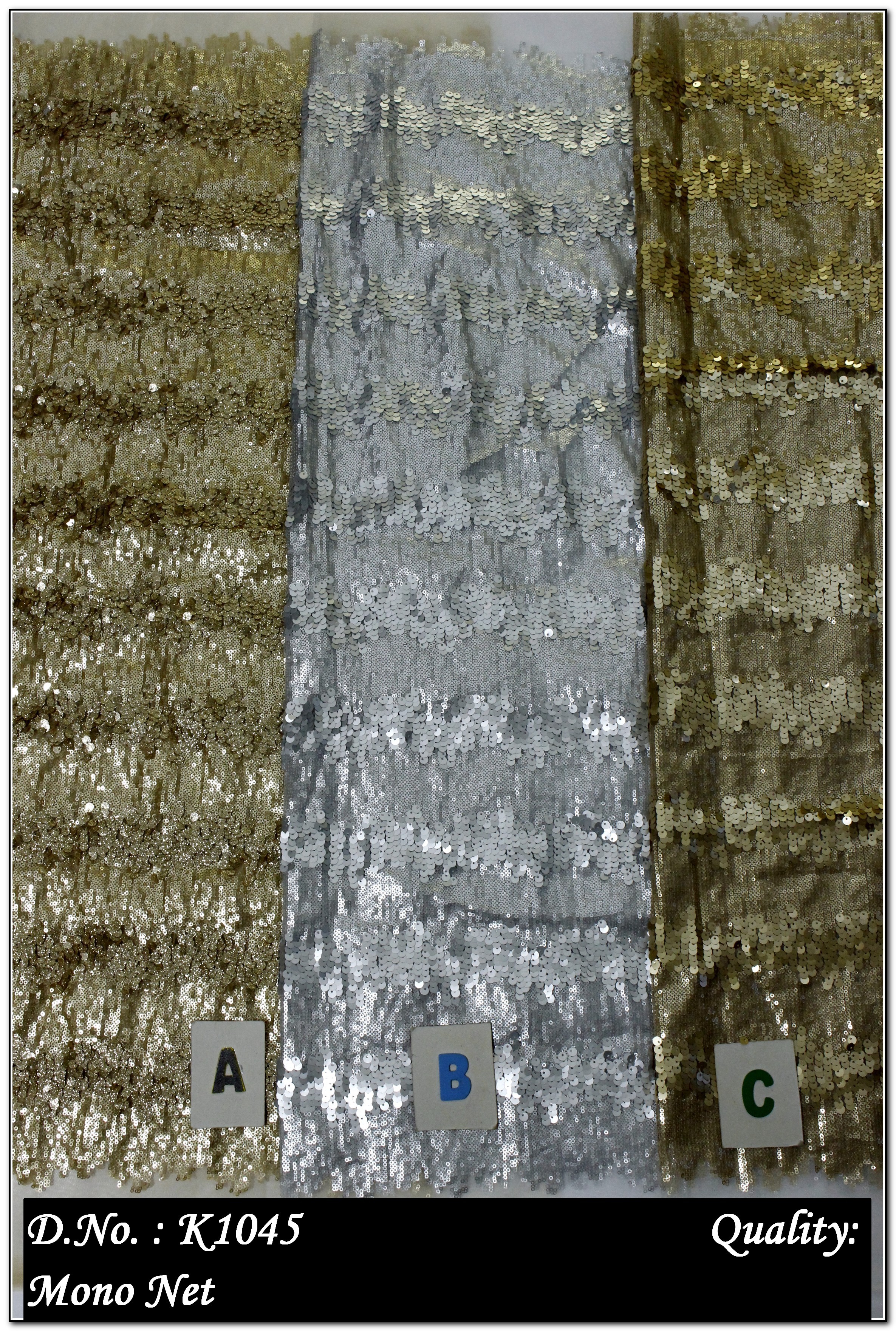 All Over Sequins Embroidery Fabric