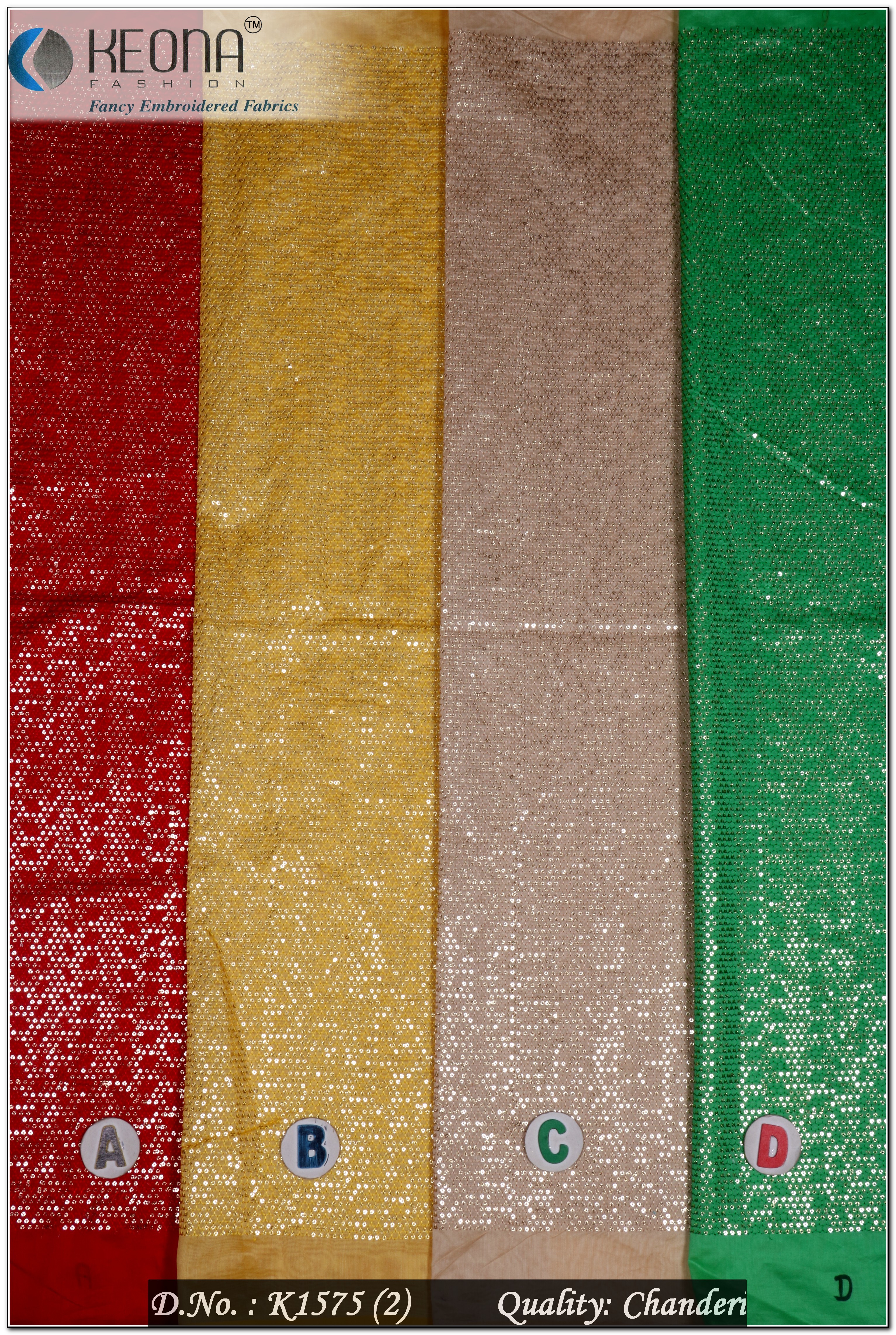 All Over Sequins Embroidery Fabric