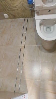 Black Tile Insert Shower Channel