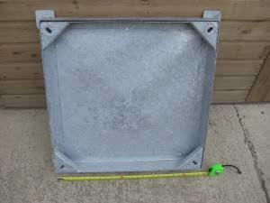 Cream Recessed Manhole Cover