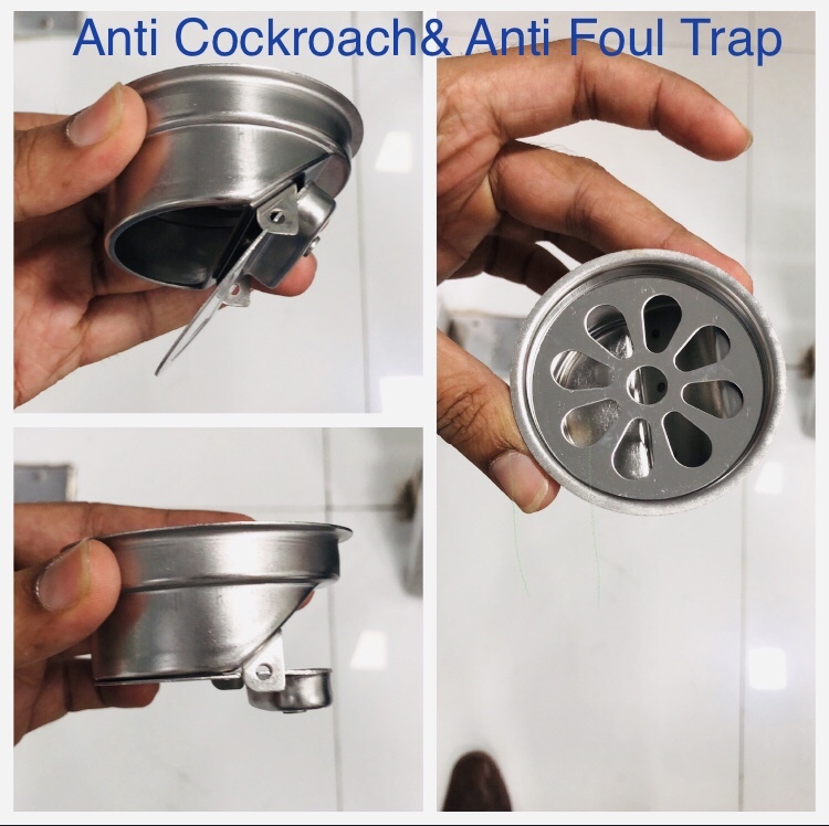 Easy To Clean Marble Insert Floor Drain