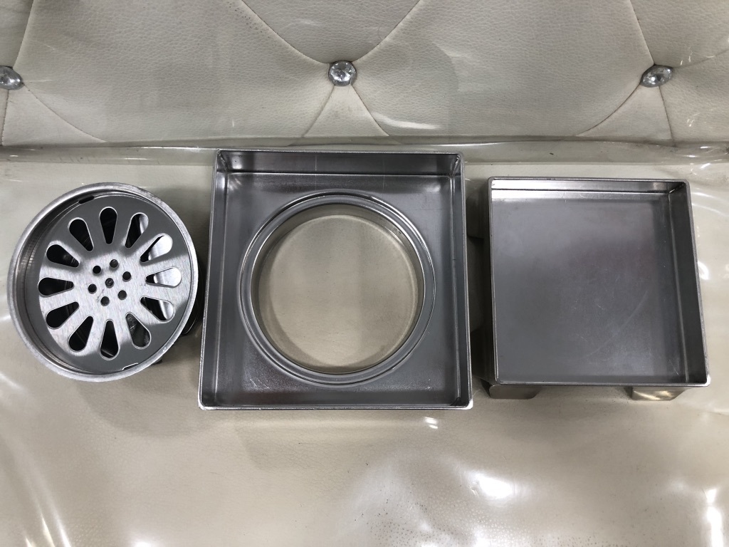 Easy To Clean Marble Insert Floor Drain