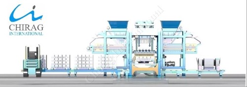 Chirag Simple And Easy Operating Manual Concrete Block Making Machine Capacity: 1000-1500 Kg/Day