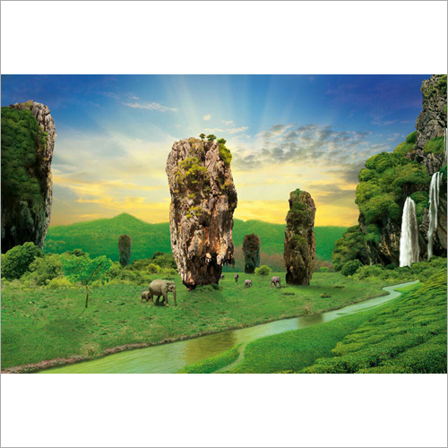 Scenery Wallpaper Size: Customized