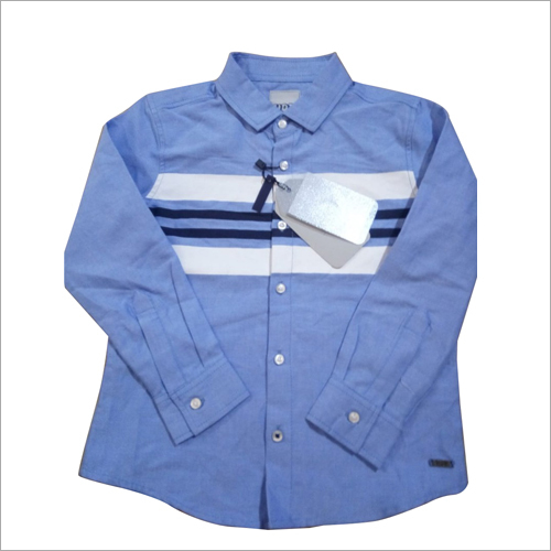 Navy Blue Boys Shirt