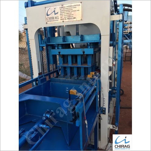 Chirag High Quality Block Making Machine Capacity: 1000-1500 Kg/Hr