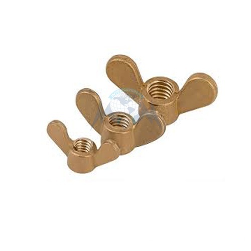 Brass Wing Nut - Forged Brass, Natural Finish | Durable Design for Versatile Applications in Fastening and Assembly