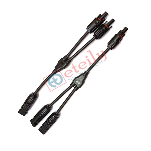 Mc4 Y Connector - Color: Black