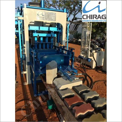 Chirag High Pressure Paver Block Machine - 1000-1500 Kg/hr Capacity, Blue Color | Delta PLC Control, Automatic Operation, Multi-Function Capability