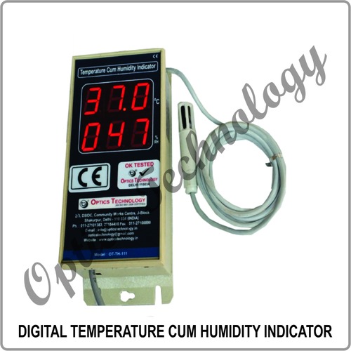 DIGITAL TEMPERATURE CUM HUMIDITY INDICATOR