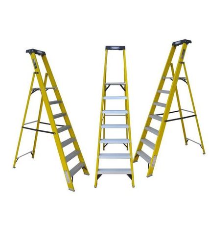 Heavy Duty Frp Folding Platform Step Ladder