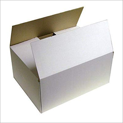 Availabke In All Color As Per Client Request Corrugated Cardboard White Box