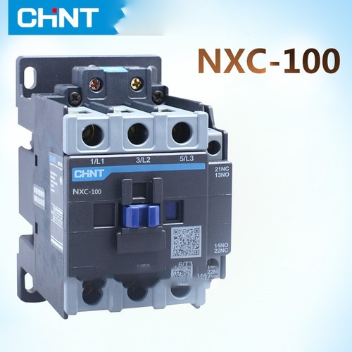 Chint Ac Contactor - 3 Pole 100 Amp, 230v Coil Voltage | Xlpe Material, 1nc+1no Auxiliary Contacts