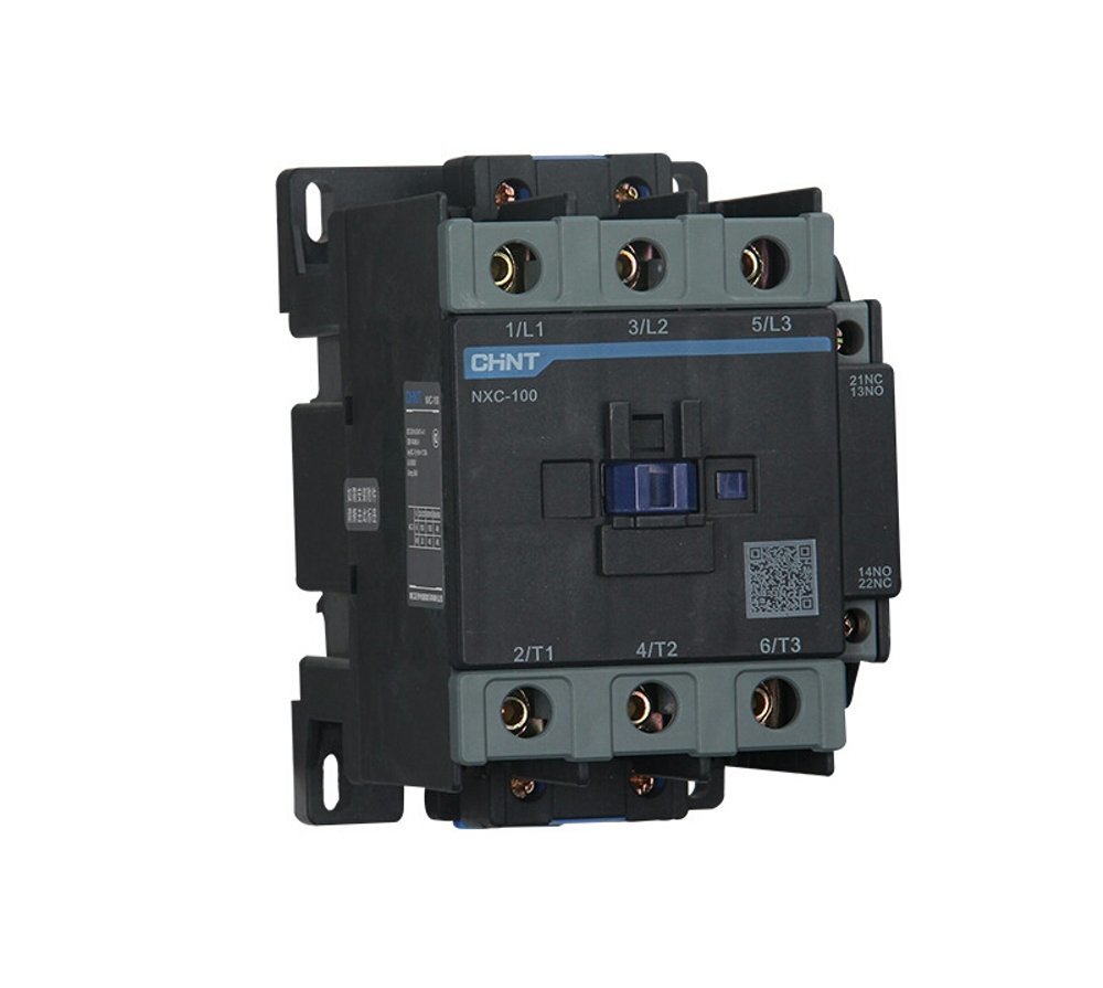 Chint Ac Contactor - 3 Pole 100 Amp, 230v Coil Voltage | Xlpe Material, 1nc+1no Auxiliary Contacts