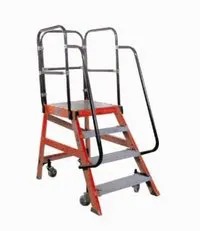 Heavy Duty Frp Mobile Platform Ladder