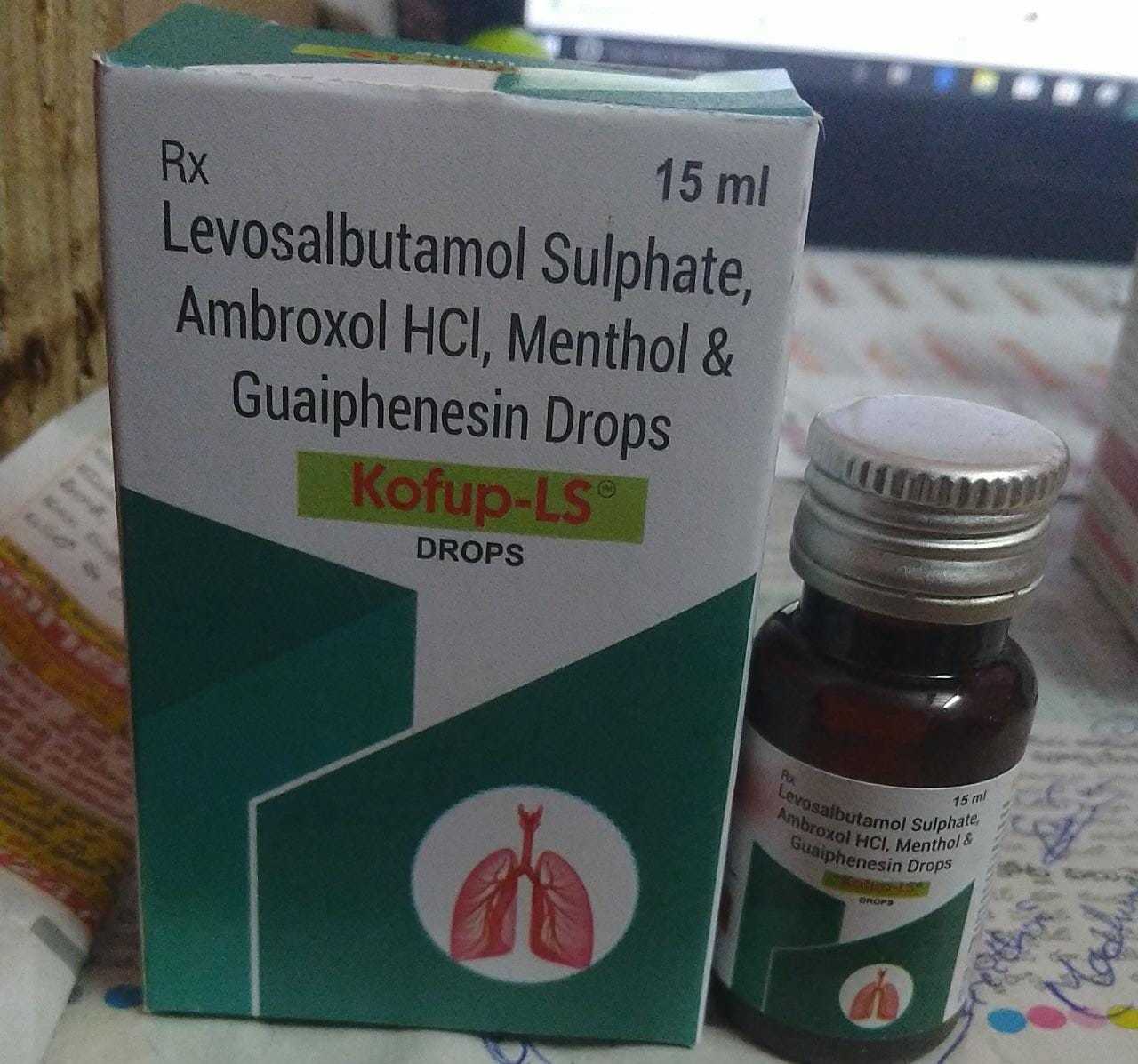 15ml Levosalbutamol Sulphate Ambroxol Guaiphenesin Syrup Drug Solutions