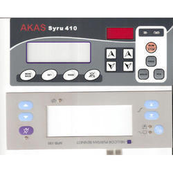 Control Panel Stickers - Vinyl Material, Customizable Dimensions | Glossy Finish, Permanent Adhesive, Rectangular Black Design For Various Applications