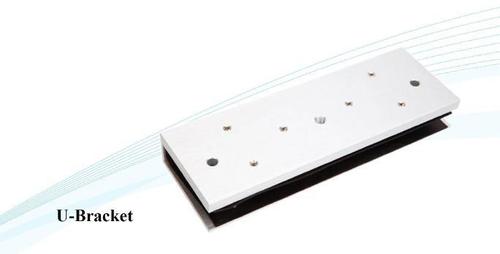 U Bracket - Aluminum Alloy, 185mm x 62mm x 33mm, Silver Finish | Suitable for Frameless Glass Doors, Weather Proof, Wi-Fi Technology