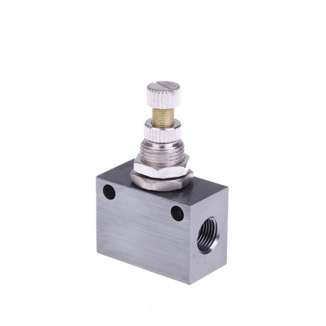 Stainless Steel And Aluminum Air Line Speed Control Valve