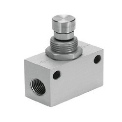 Stainless Steel And Aluminum Air Line Speed Control Valve