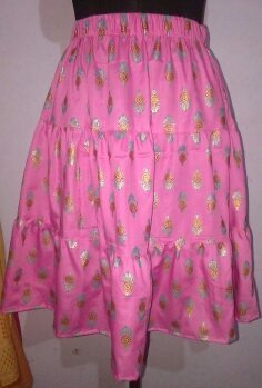Pink Skirt&top