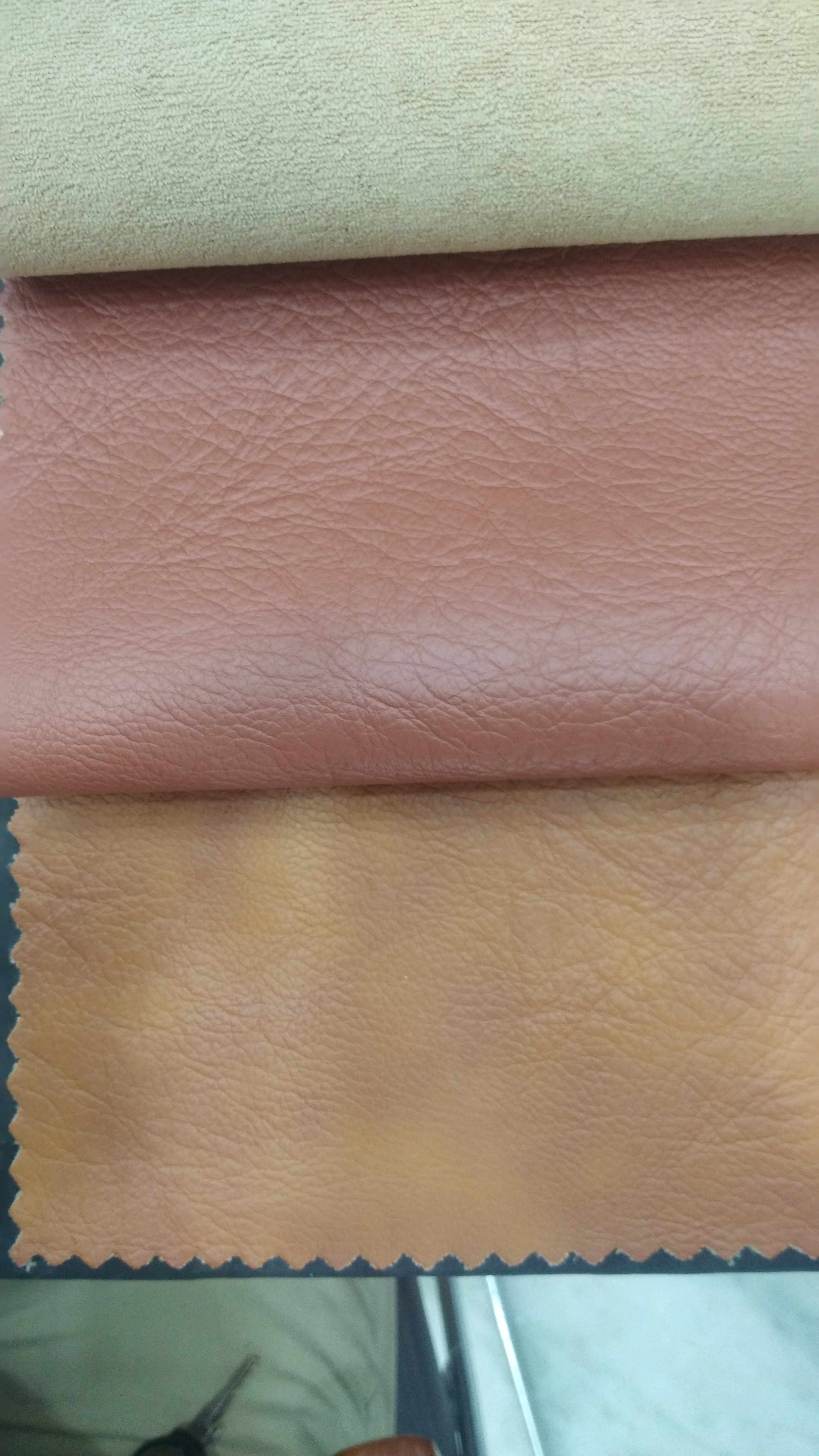 Bruno Leather - Rexine, 1.37m Width X 1.2mm Thickness | Brown, Wood Grain Pattern, Embossed Texture, Durable, Stylish, Versatile, High-quality