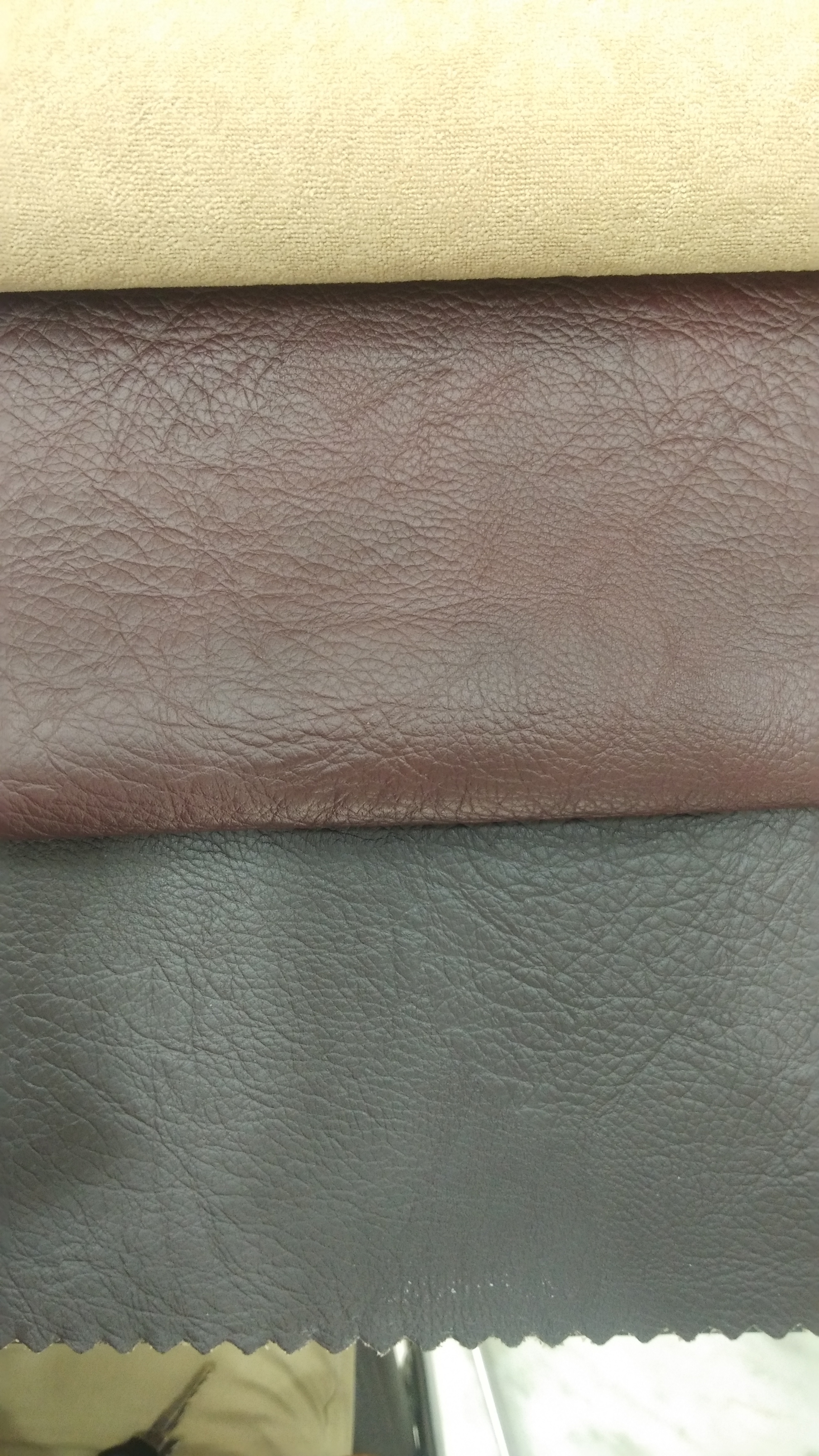 Bruno Leather - Rexine, 1.37m Width X 1.2mm Thickness | Brown, Wood Grain Pattern, Embossed Texture, Durable, Stylish, Versatile, High-quality