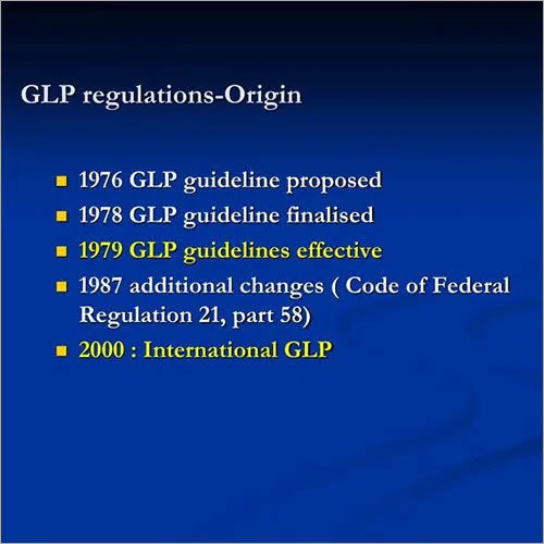 Industrial GLP Training Service