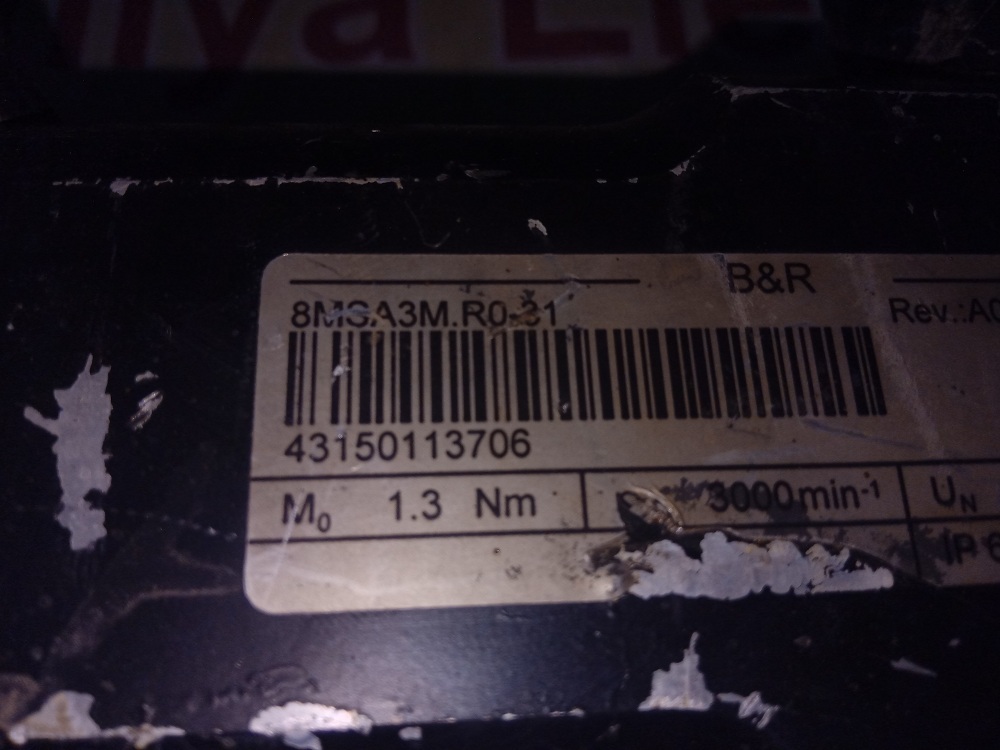 B&r Servo Motor 8msa3m.r0-31
