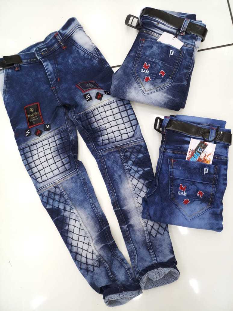 Kids Jeans - Funky Denim, Size 32x40 | Breathable, Washable, Trendy Style